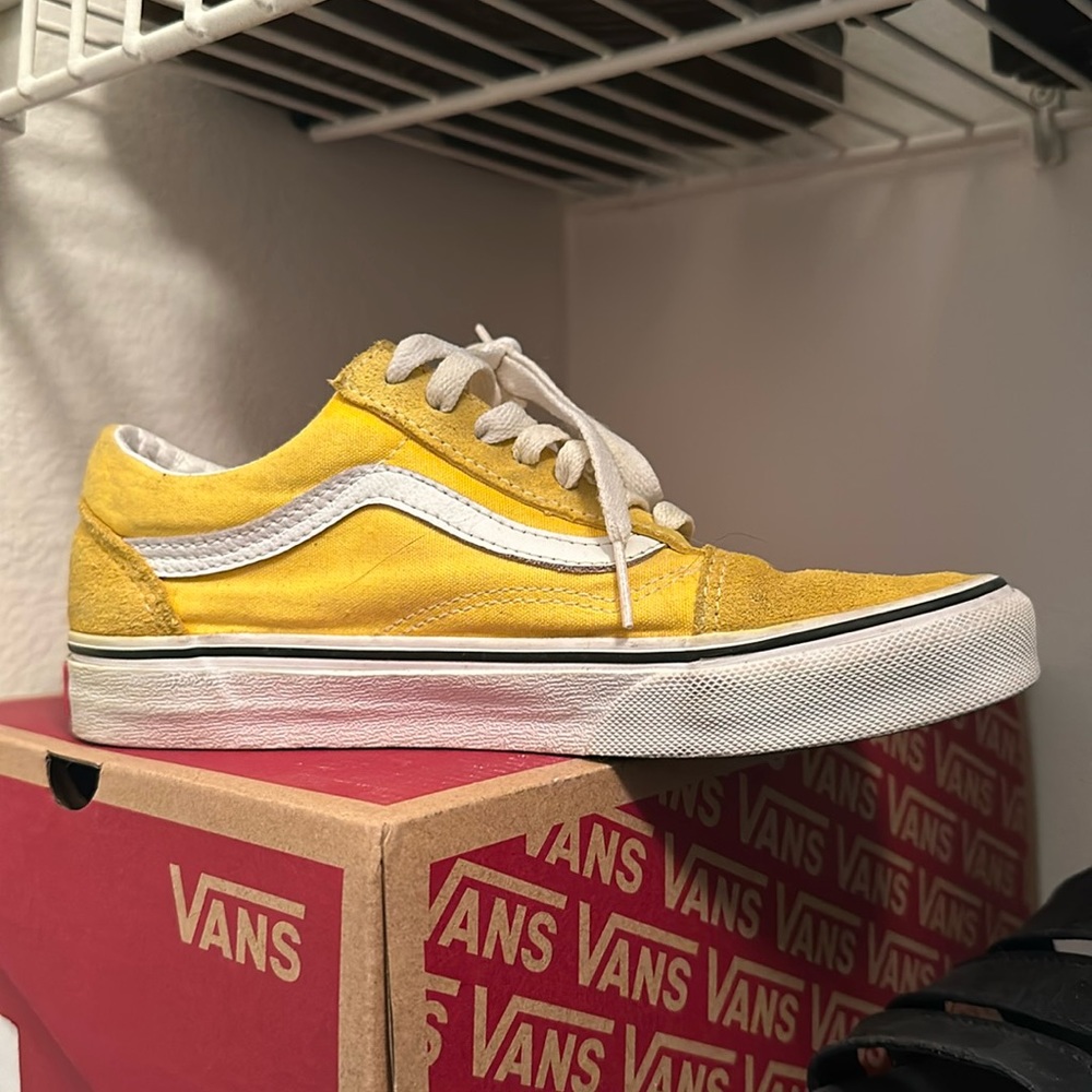 Yellow Vans Old Skool